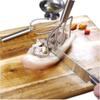 2pcs Stainless Steel Meat Lifting Forks, Silver