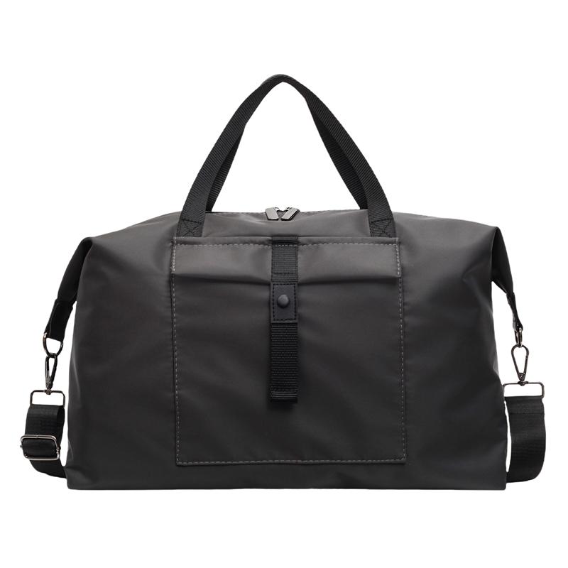 

Спортивна сумка зносостійка водонепроникна великої місткості дорожня сумка на плече через плече сірий