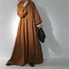 Maxi Long Loose Solid Casual One Size Fits [Mouhoukyo] Women's Dress, Sleeve, Figure-Flattering, Fit, A-Line, Cute, Slimming, Color, Long, (Color A,