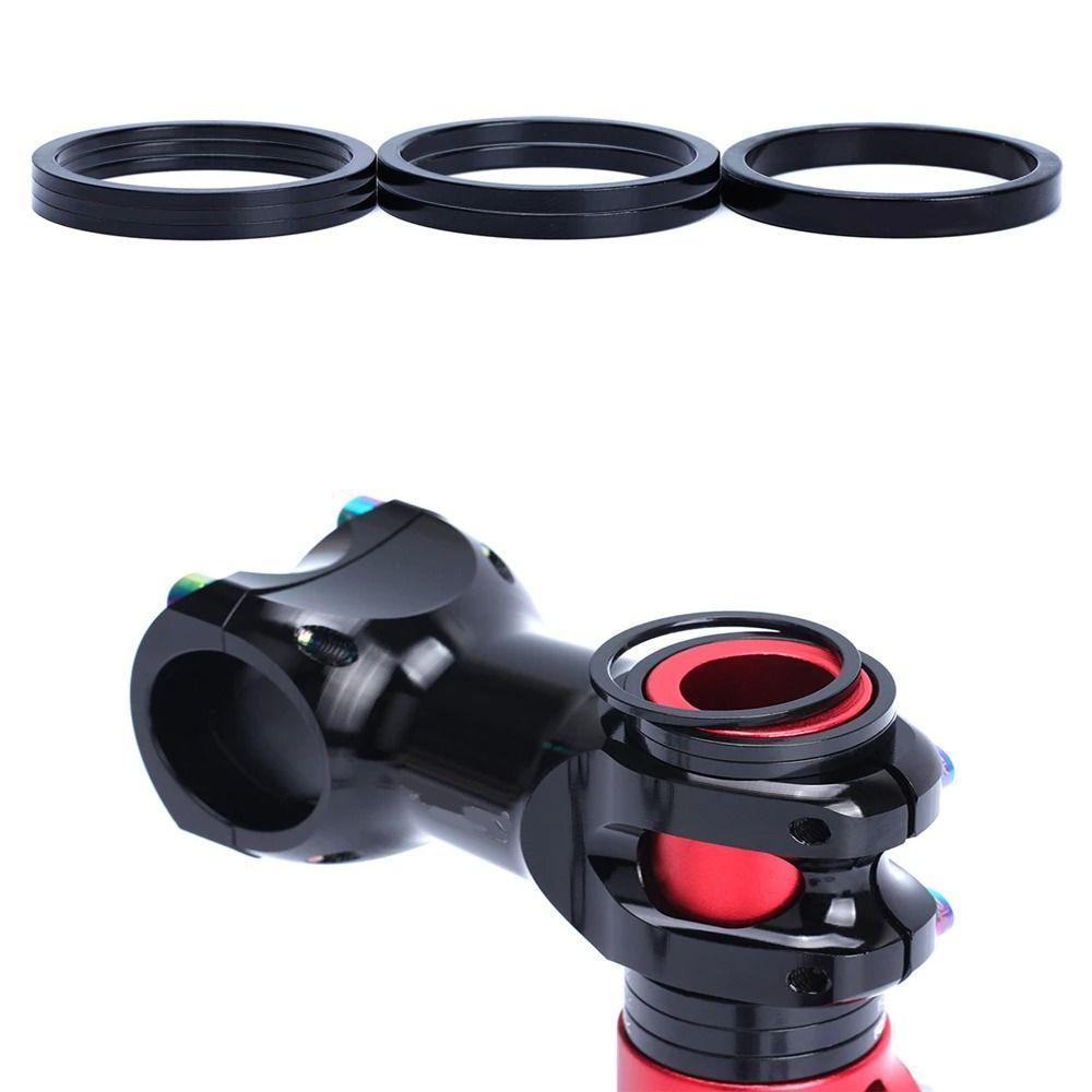 3pcs Raise Handlebar Bike Fork Washer Aluminum Alloy Handlebar Raise Ring Headset Spacers  Cycling