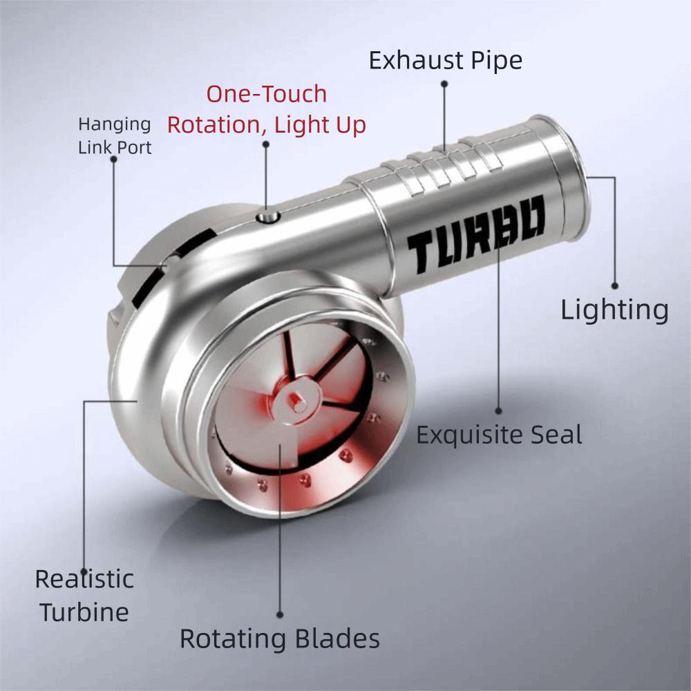 Light Torch Turbocharging Pendant With Sound Simulation Turbo Toys Turbo Key Chain  Boys Children