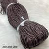 2mm Colored Wax Cord for Beaded Necklace, Handmade DIY Weaving & Tassel Cord, Clothing Accessories.