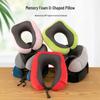 Portable U-Shaped Memory Foam Travel Neck Pillow - Perfect for Airplanes, High-Speed Rail, Office Naps & Cervical Support
