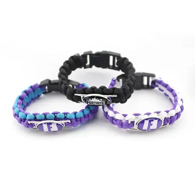 Fortnite Hand Braided Bracelets Punk Cool Bracelet Men Women Hand Chain Accessories