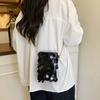 Borsa a tracolla per telefono con paillettes Mini borsa a tracolla scintillante con tracolla a catena Borsa a tracolla Piccola custodia per telefono per donne ragazze Festa Appuntamento Uso quotidiano