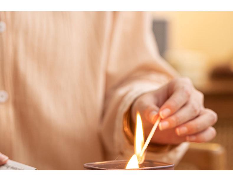 Scented Soy Wax Aroma Candle in Minimalist Gift Box – Perfect for Hotel, Bedroom, or Home Decor