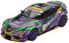 MINI GT Maßstab Toyota GR Supra KUHL 2021 D1GP EVANGELION RACING Fertigprodukt 1/64 MGT00951-BL