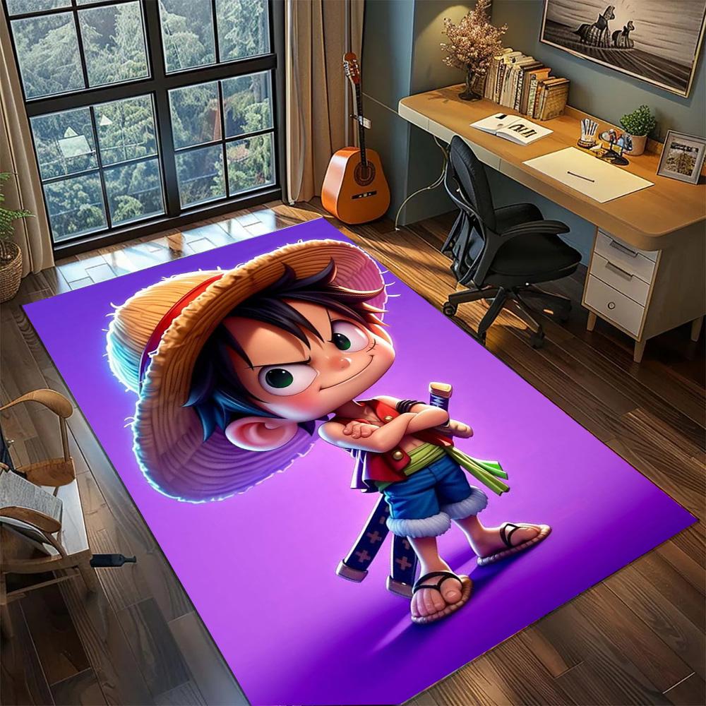 Luffy Home Functional Carpet Rug, Non Slip Washable Large Area Floor Mat Gamer Bedroom Decor.-TING