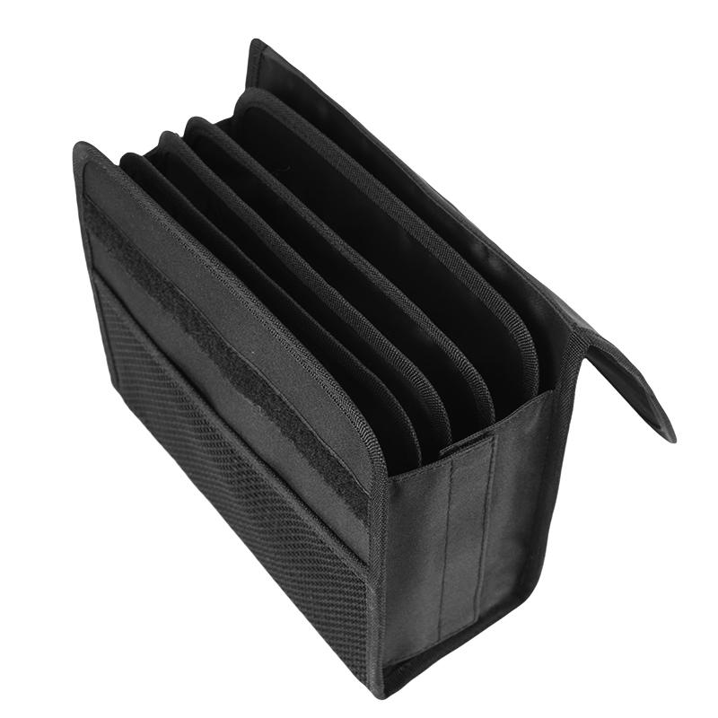 200 Holes Color Pencil Case Black Large Capacity Pencils Bag for Students Stationery Adult Artists and Colorists