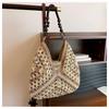 Large Capacity Woven Bag Women'S Summer Seaside Vacation Straw Bag Commuter Fashion Shoulder Tote Bag