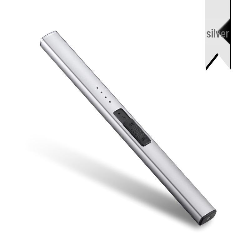 European & American Scented Candle Igniter: USB Type-C Rechargeable Gas Stove Pulse Lighter.