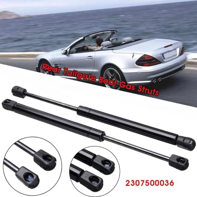 2pcs Car Tailgate Gas Spring Struts for SL R230 Convertible 01-06 2307500036 Replacement Boot Shock Spring Lift Supports