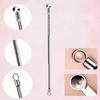 Acne Needle Pore Care Acne Blackhead Blackhead Antibacterial Stainless Beauty Storage Case Portable 4-Piece Set, Kit, Remover, Remover, Pusher, Steel,