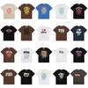 Spider Web Print Loose Fit Unisex Streetwear Short Sleeve T-Shirt Casual Cotton Tee Teens