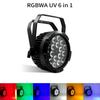 EU STOCK DMX512  IP65 Waterproof Led Par Light 18x18W RGBWAUV 6in1Control Professional Stage DJ Equipment Disco Outdoor Wash