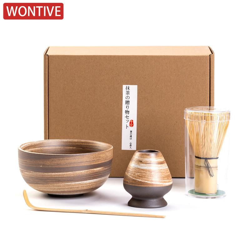 4-7 Teaset Matcha Bowl Matcha Spoon Bamboo Brush Home Interior/Study/Office /teahouse Tea Ceremony Supplies/Kungfu Tea Zen Tools