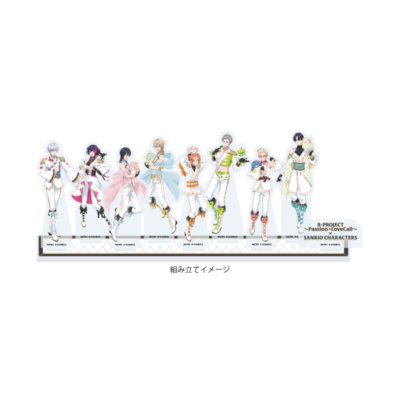 B PROJECT Hot Love Call x Sanrio Characters 01 Acrylic Diorama ~ ~ Aver. [Life-size Illustration]