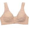 Large Size Front Opening Middle-Aged and Elderly Mother Bras with Front Buckle; No Steel Rings or Sponges.