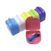 50 Pièces Dents Faux Orthodontie Boîtier Garde-Dents Garde-Bouche Rangement Dentier Boîte en Plastique Organisateur de Fournitures d'Hygiène Buccale