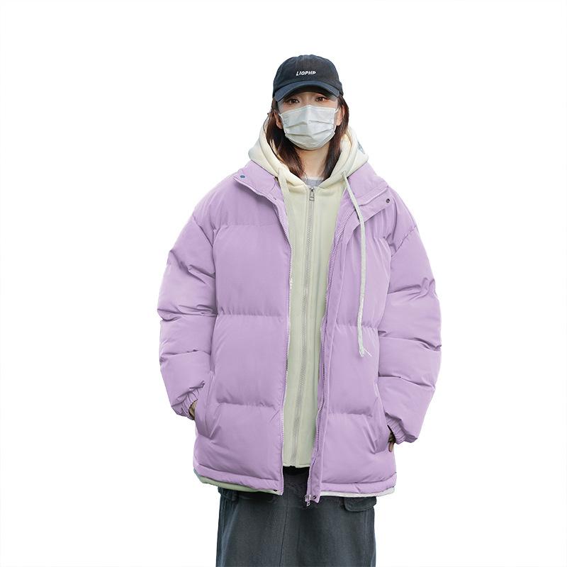 Fake Two-piece Couple's Cotton Clothes, Fashionable and Versatile Cotton-padded Clothes, Loose Winter Teen Student Jackets