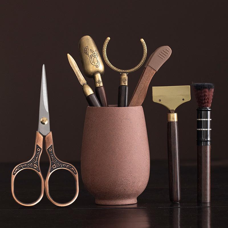 Kung Fu tea set accessories tea set accessories supplies Daquan tea making tools tea leak tea clip tea knife pot pen tea