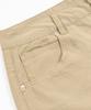 TOFFEE [Summer Special Fabric] Curved Wide Cotton Pants (Beige)