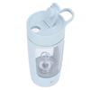 Electric Shaker Bottle 650mL USB Charging Portable Blue BPA Free Powder Mixer Cup for Home Office
