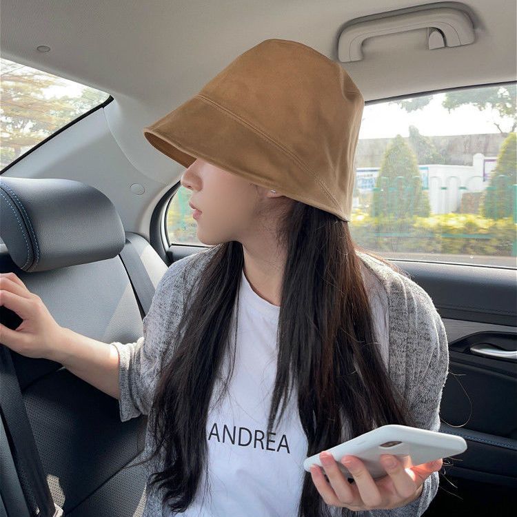 New Spring and Autumn Free Makeup Versatile Face Showing Small Bucket Basin Hat Fisherman Hat Women Japanese Sun Hat Women Sun Protection