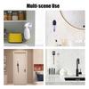M-Modern-Spray Bottle Hanger, Wall Mount 8Pcs Bottle Holder, No Damage Strong Adhesive Bottle Hooks, Spray Bottle Rack
