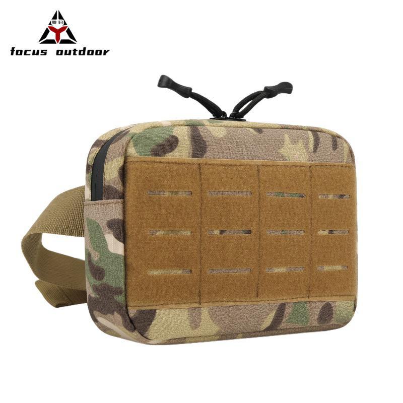 

Чоловіча тактична крос-кордонна поясна сумка для активного відпочинку зі кріпленням MOLLE, вирізаним лазером