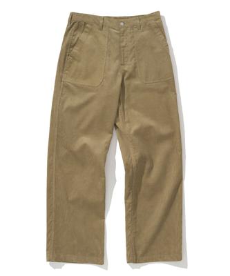 UNIFORM BRIDGE Corduroy Fatigue Pants Beige