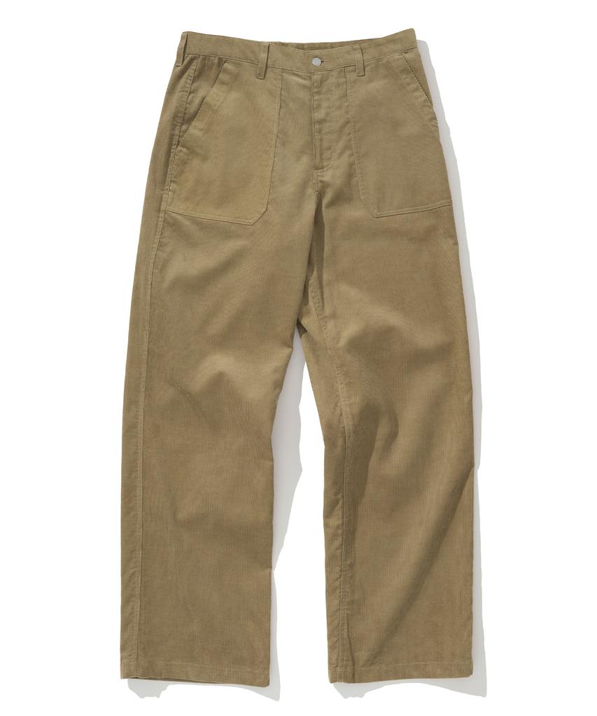 UNIFORM BRIDGE Corduroy Fatigue Pants Beige