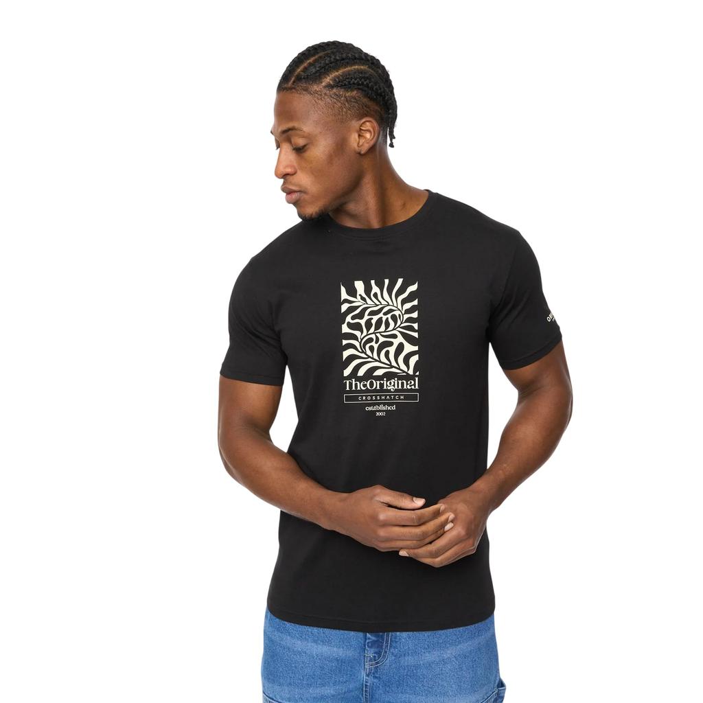 Crosshatch Mens Tranplex Cotton T-Shirt (Pack of 5)