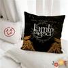 pc Band LLamb Of GGod Pillow Case Fashion Square Pillowcase Bedroom Sofa Room Ins Decoration Leisure
