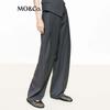 MO&Co. Women's Mid-Waist Tailored Curved Pants