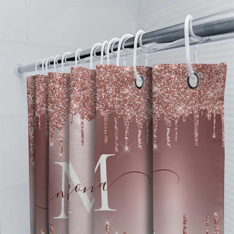 Brightly Colored Handprints Shower Curtain Waterproof Fabric Decorative Water Repellent Bath Liner for Home Bathroom Accessories