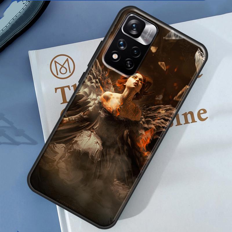 

Fallen Angel Wings Art Case For Xiaomi Redmi 14C 13C 10C 12C Redmi Note 13 14 Pro 12 11 9 10 9S 10S 11S 12S Cover Redmi Note 9