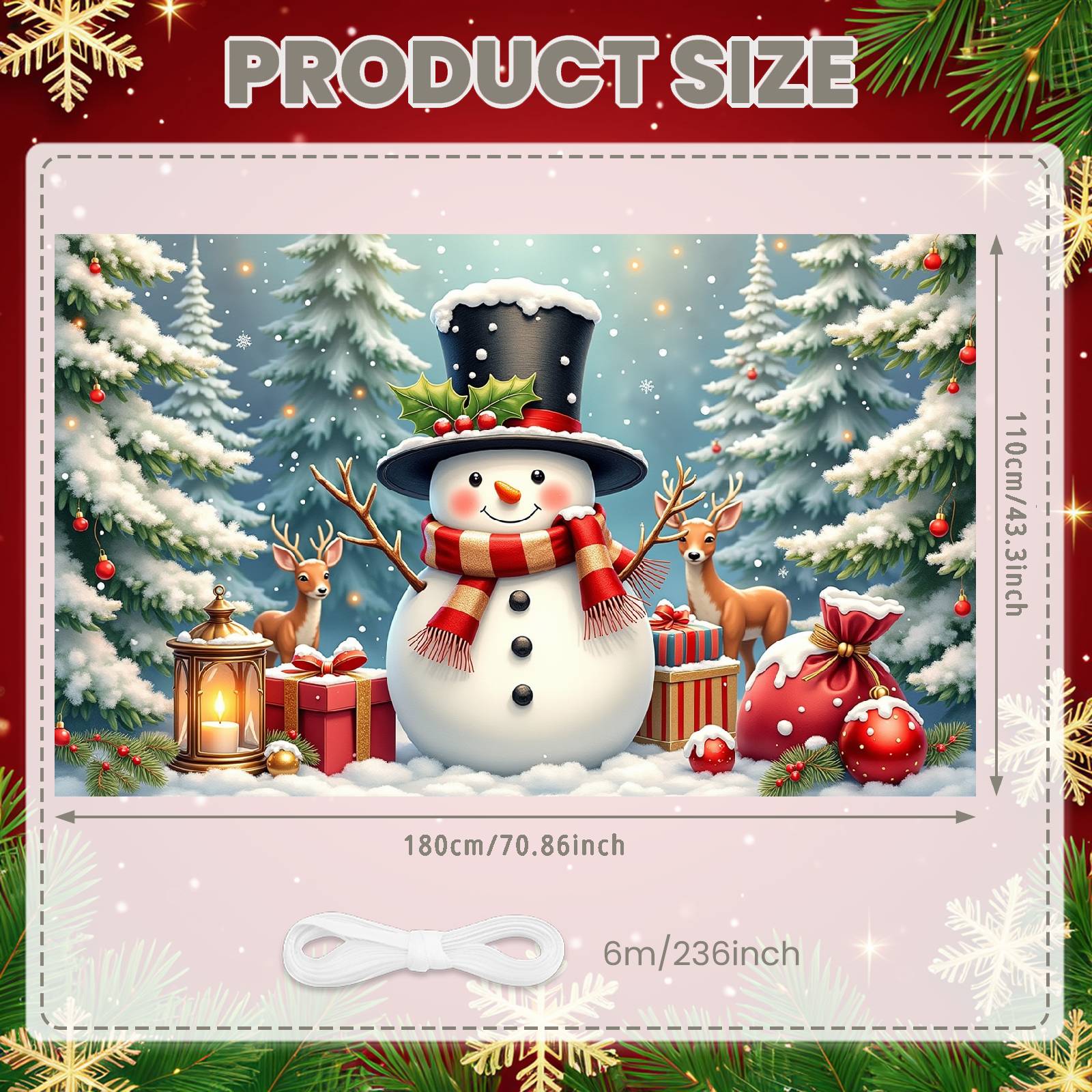 Зимний фон Рождественская елка Праздничная композиция Зимний пейзаж Фон Зимний снег Рождественский фон Для праздничного декора Фото