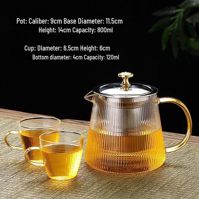 ZISIZ Glass Teapot