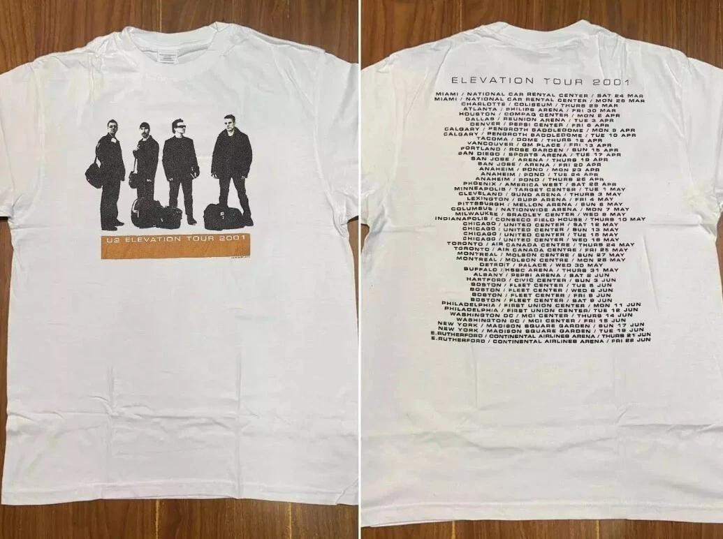 Футболка U2 Elevation Tour 2001, футболка U2 Rock Band Elevation Tour XXXXL