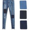 Iron On Applique Patches Denim Jeans DIY Craft Sewing Clothing Accessories Clothes Stickers
