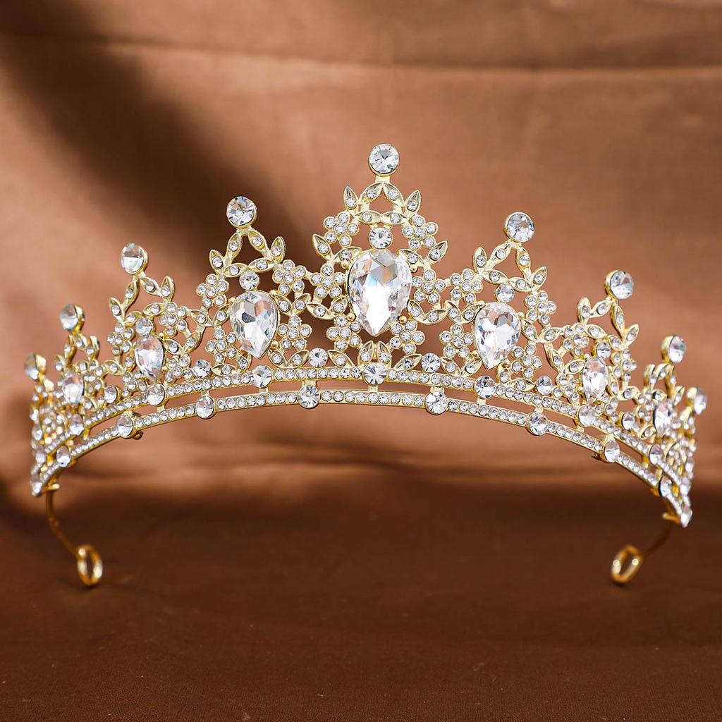 Bridal Crown Headpiece for Wedding, Birthday, Coming-of-Age Ceremony, Travel, Photography, and Dress Accessories