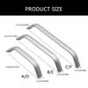 24pcs Multipurpose Sturdy Aluminum Alloy Cabinet Pull for Cabinets and Drawers Home Accessory for Comfortable Grip