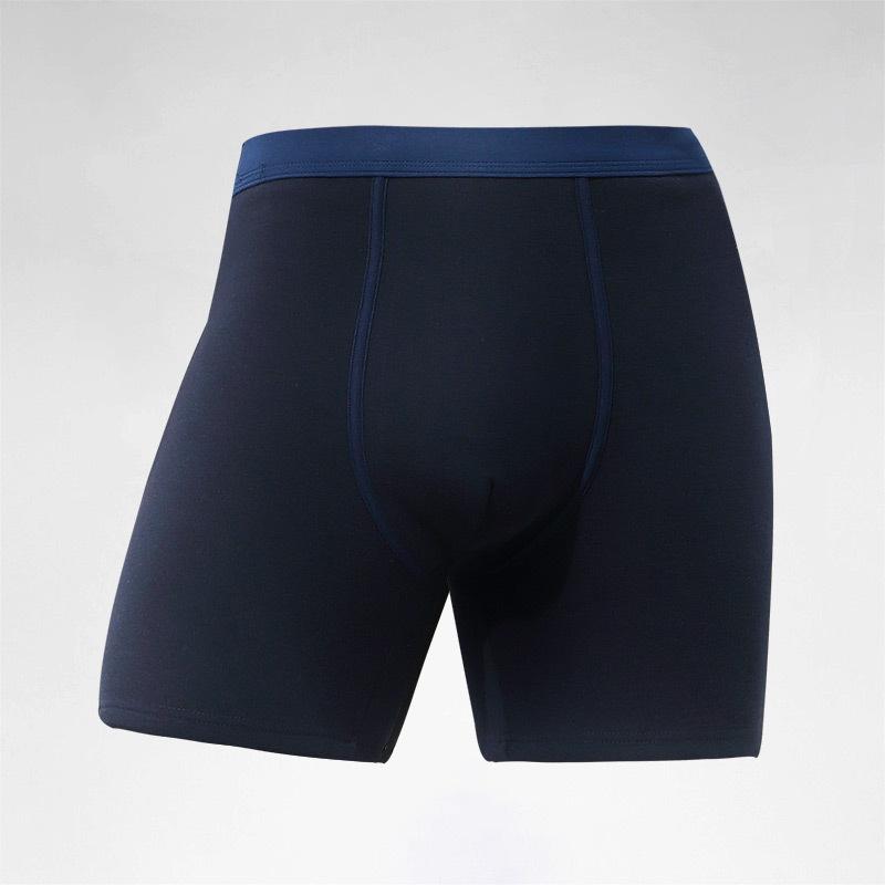 Winter Men's Warm Underwear With Thick Velvet And ,wear Legs, Extended Four Cornered Pants
