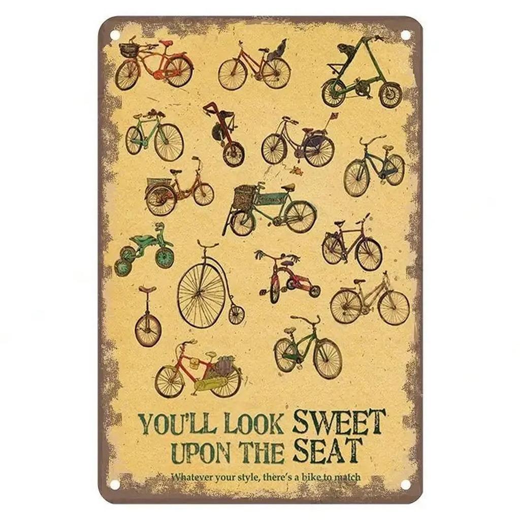 Metall Blechschild Tour De France Radfahren Wanddekoration Plakette Vintage Poster Eisenmalerei für Man Cave Zuhause Café Garten Club Bar