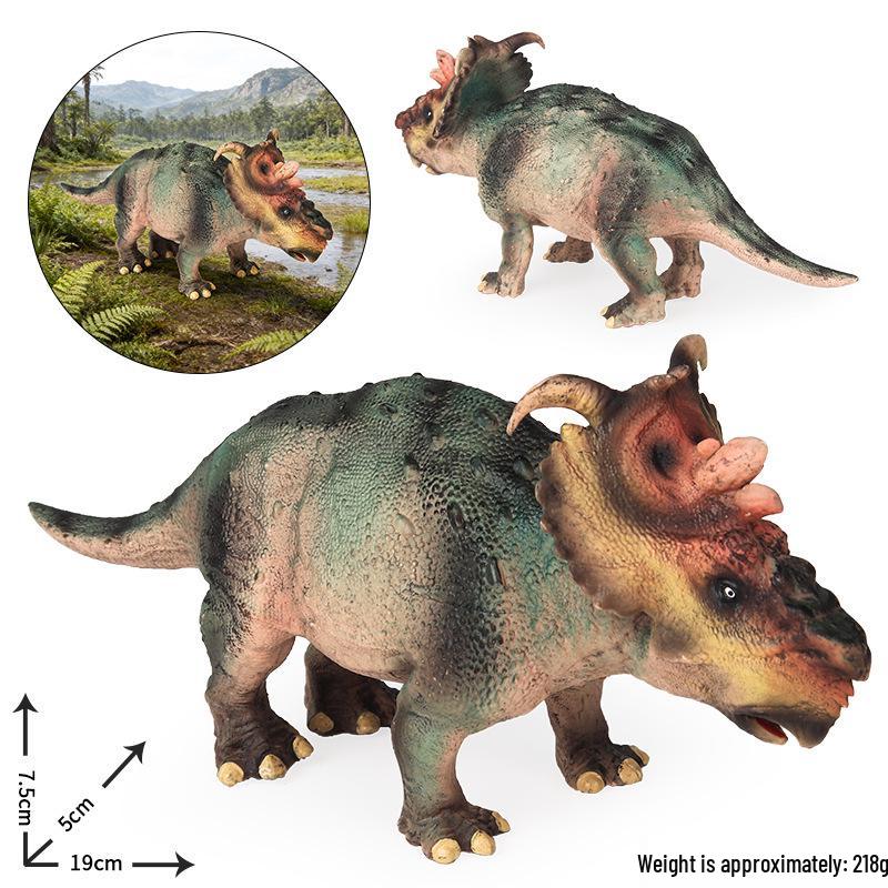 Jurassic Dinosaur Toy Set: Thick-Nosed Dragon, T-Rex, Velociraptor, Pterodactyl, Mosasaurus, Spinosaurus