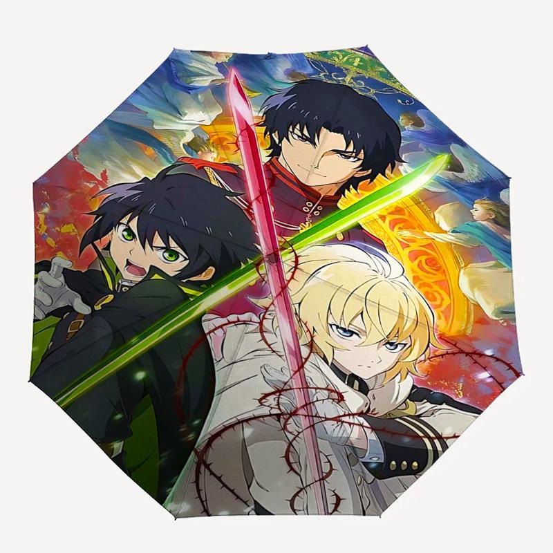 1pc Anime Characters Outdoor Umbrella - Automatic Opening/Closing, 3-Fold Design with 8-Rib Iron Frame - Perfect Gift for Fans, Travelers, Daily Use,