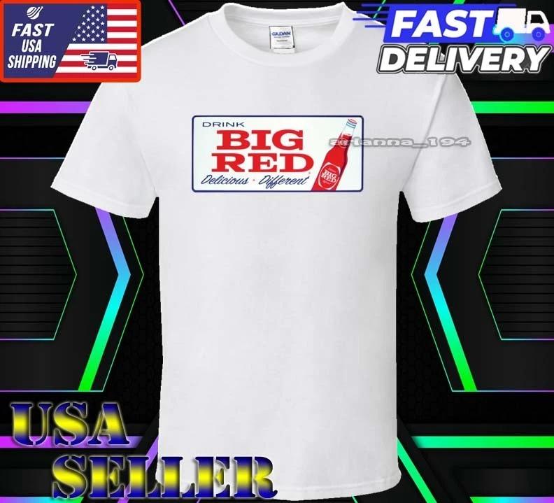 New Shirt Big Red Soda Logo T-Shirt Funny American Usa Unisex Size S-5XL S
