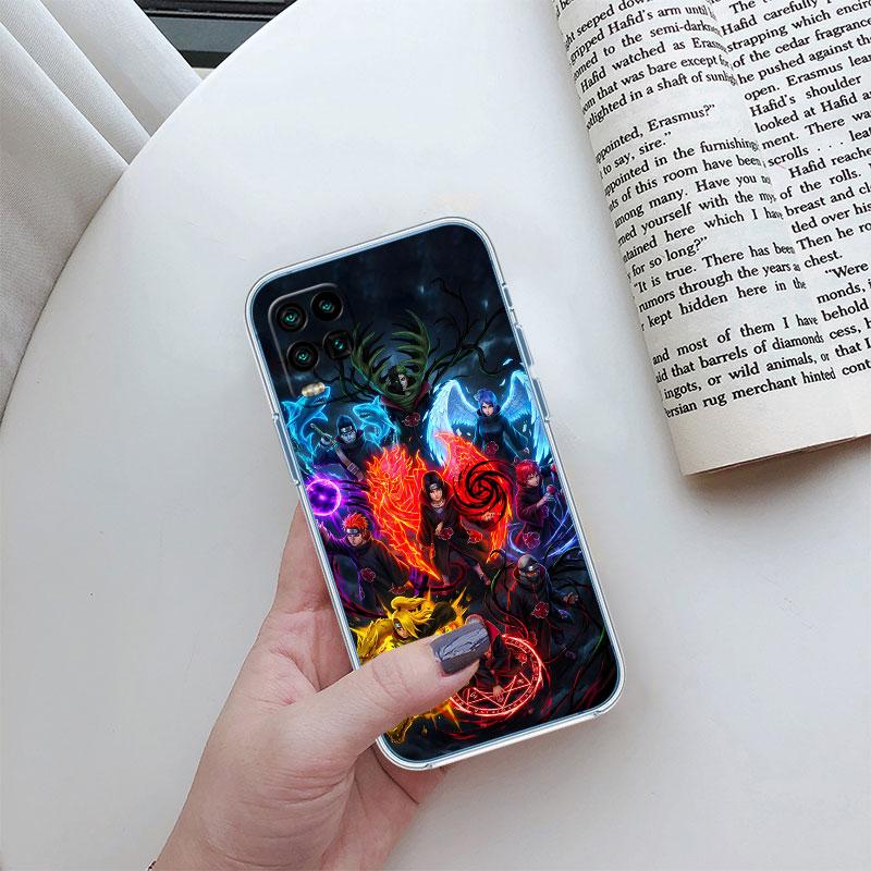 Anime Akatsuki Naruto Transparent Phone Case for Motorola Moto E22I E22S E22 E32 E40 E7 E7I G Plus Power Play Stylus G22 G14