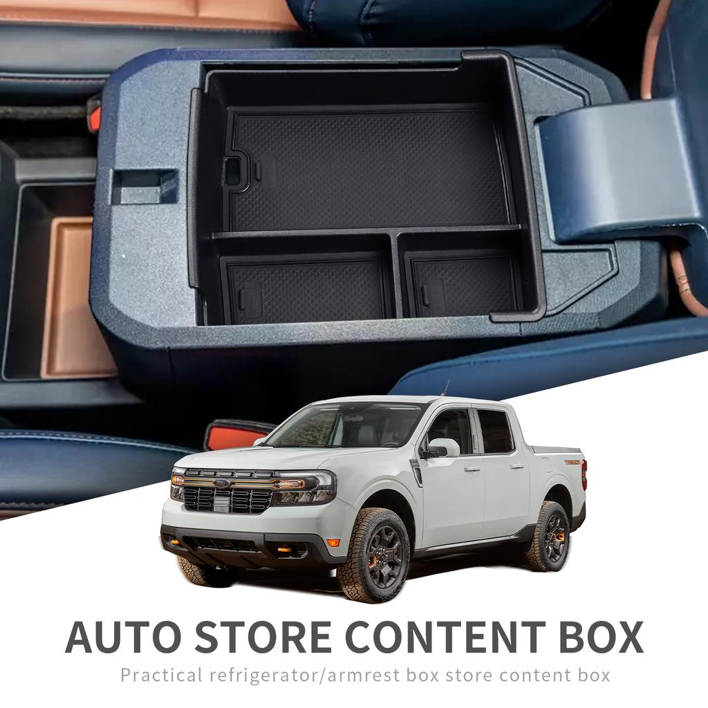 Für Ford Maverick 2025+ Auto Armlehnen Aufbewahrungsbox Mittelkonsole Organizer Ablage Zentrales Aufräumen Innenraumzubehör